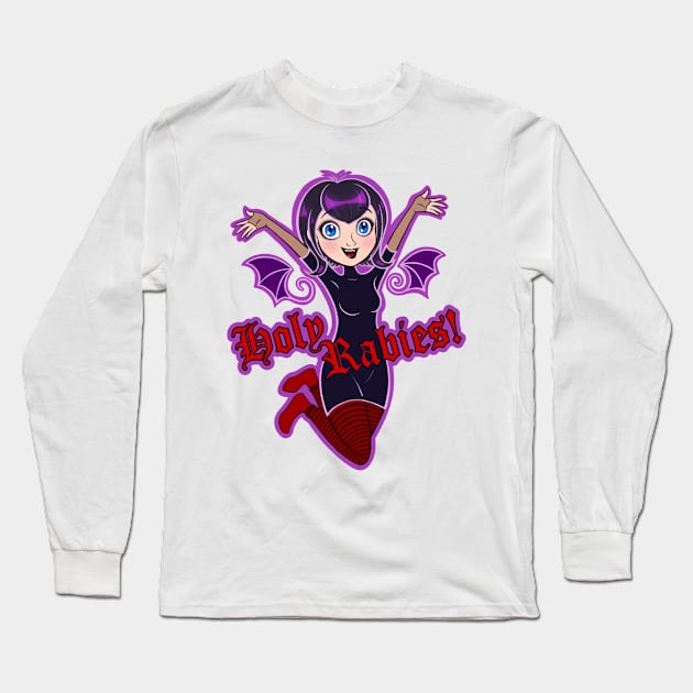 Holy Rabies! Long Sleeve T-Shirt by Ellador